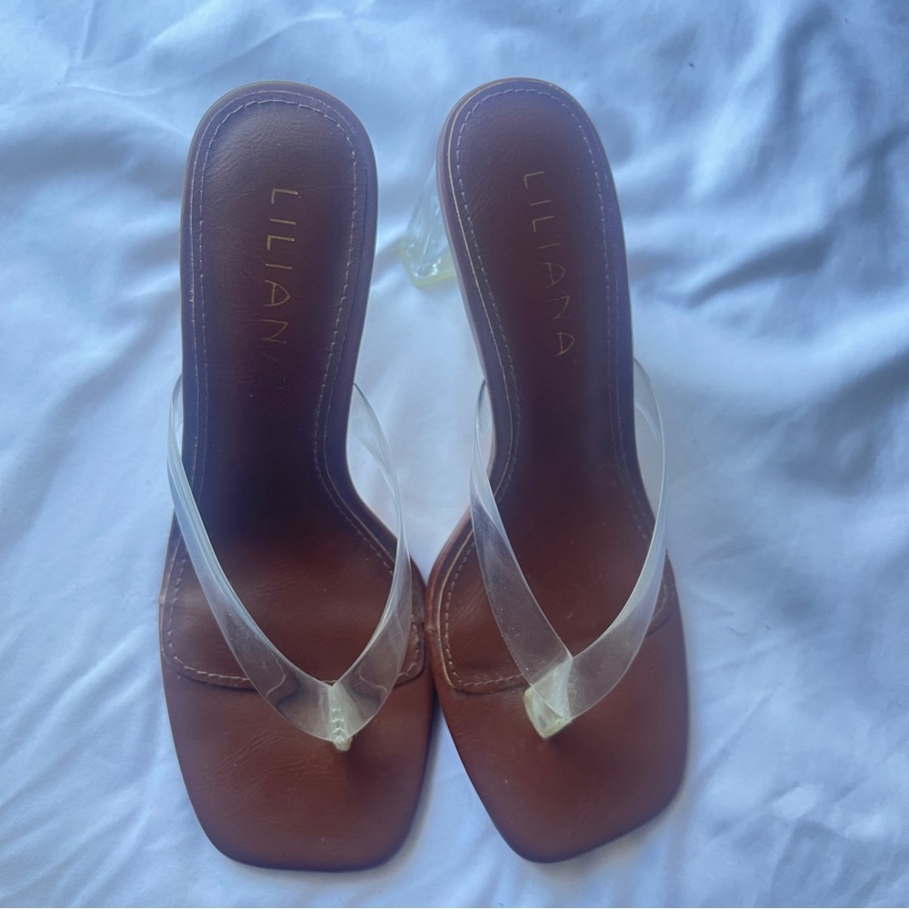 clear tong heel